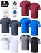 5 Pack Men’s Active Quick Dry Crew Neck T Shirts