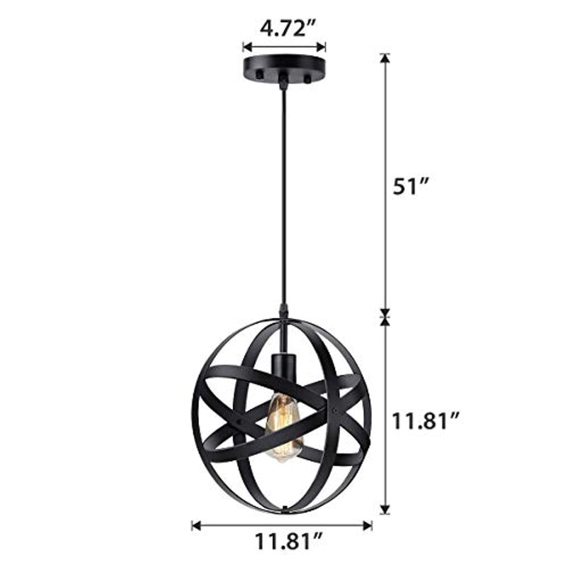 KingSo Industrial Metal Pendant Light